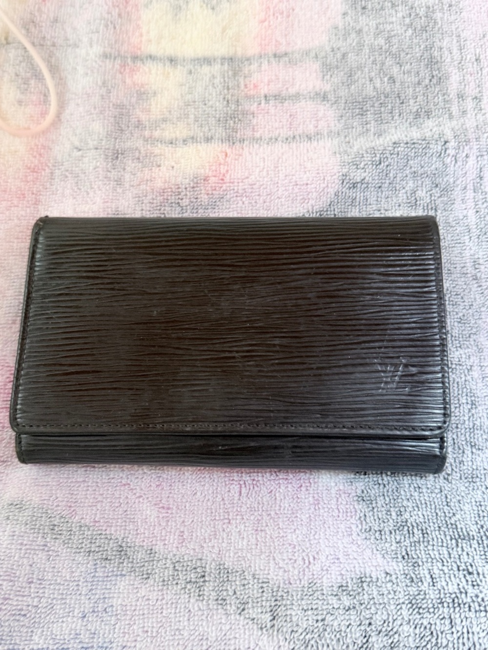 Louis Vuitton Black Epi Leather Wallet